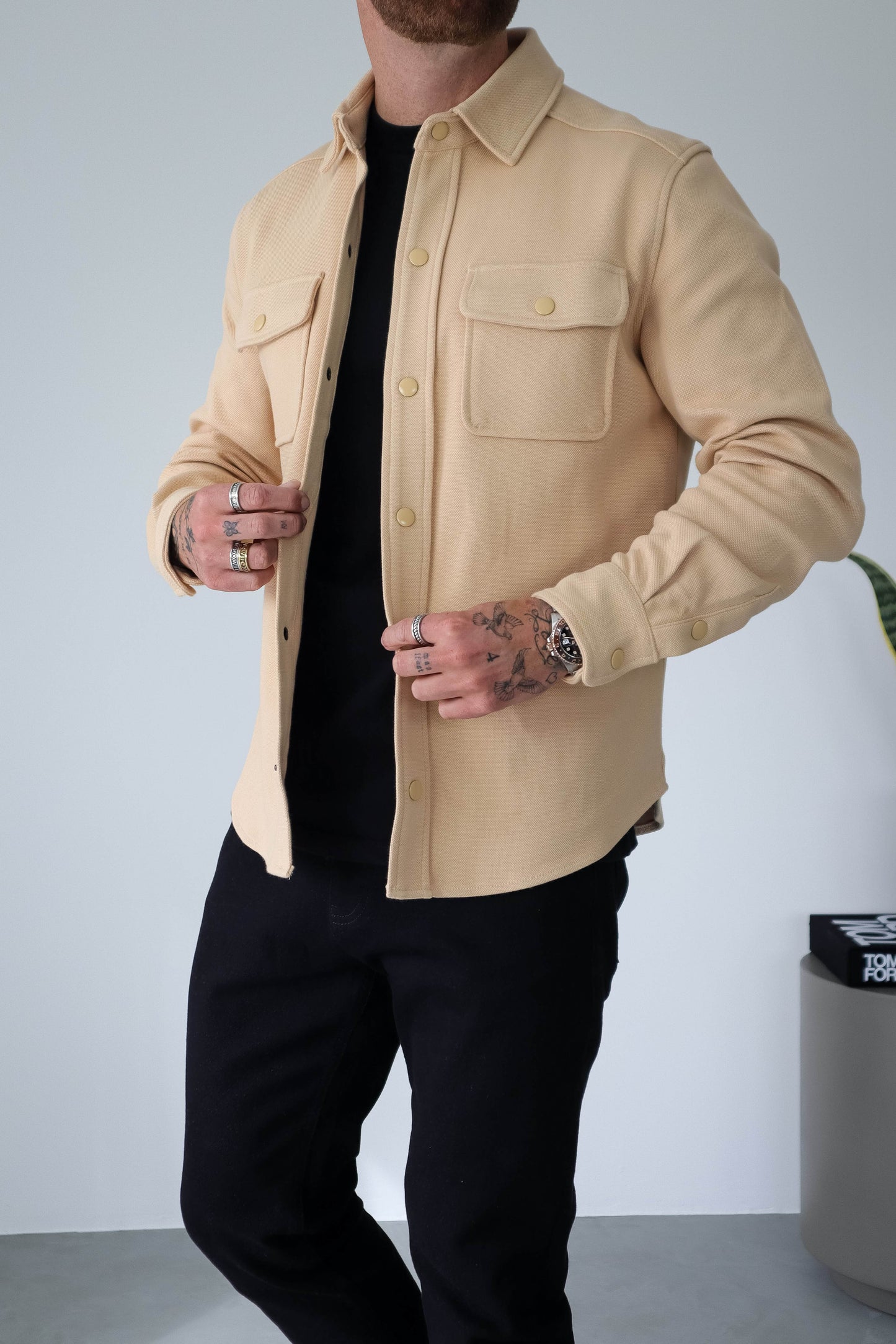 OVERSHIRT - BEIGE