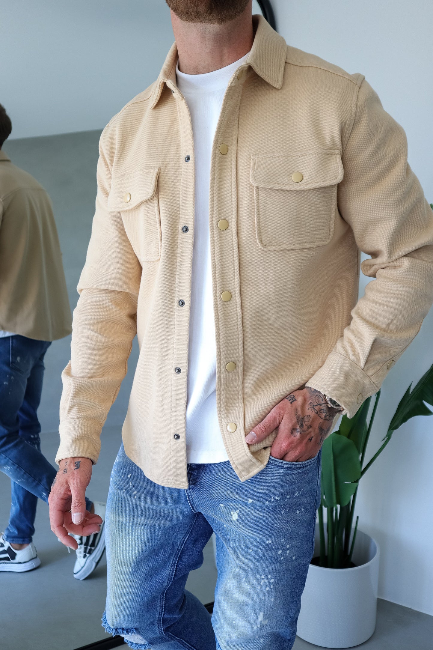 OVERSHIRT - BEIGE