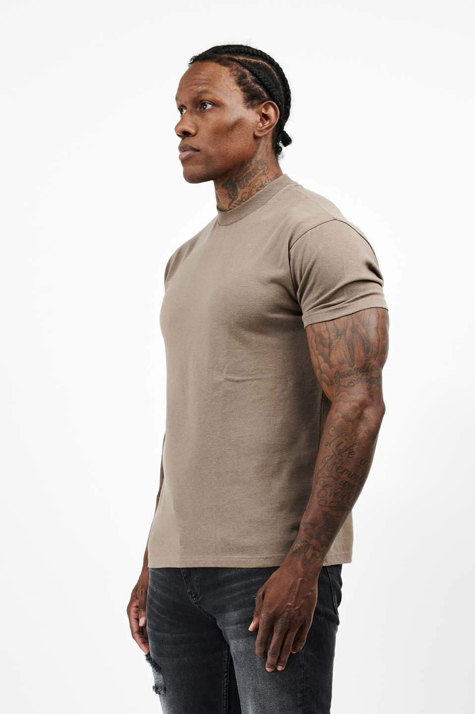 PREMIUM BASICS T-SHIRT - MOCHA
