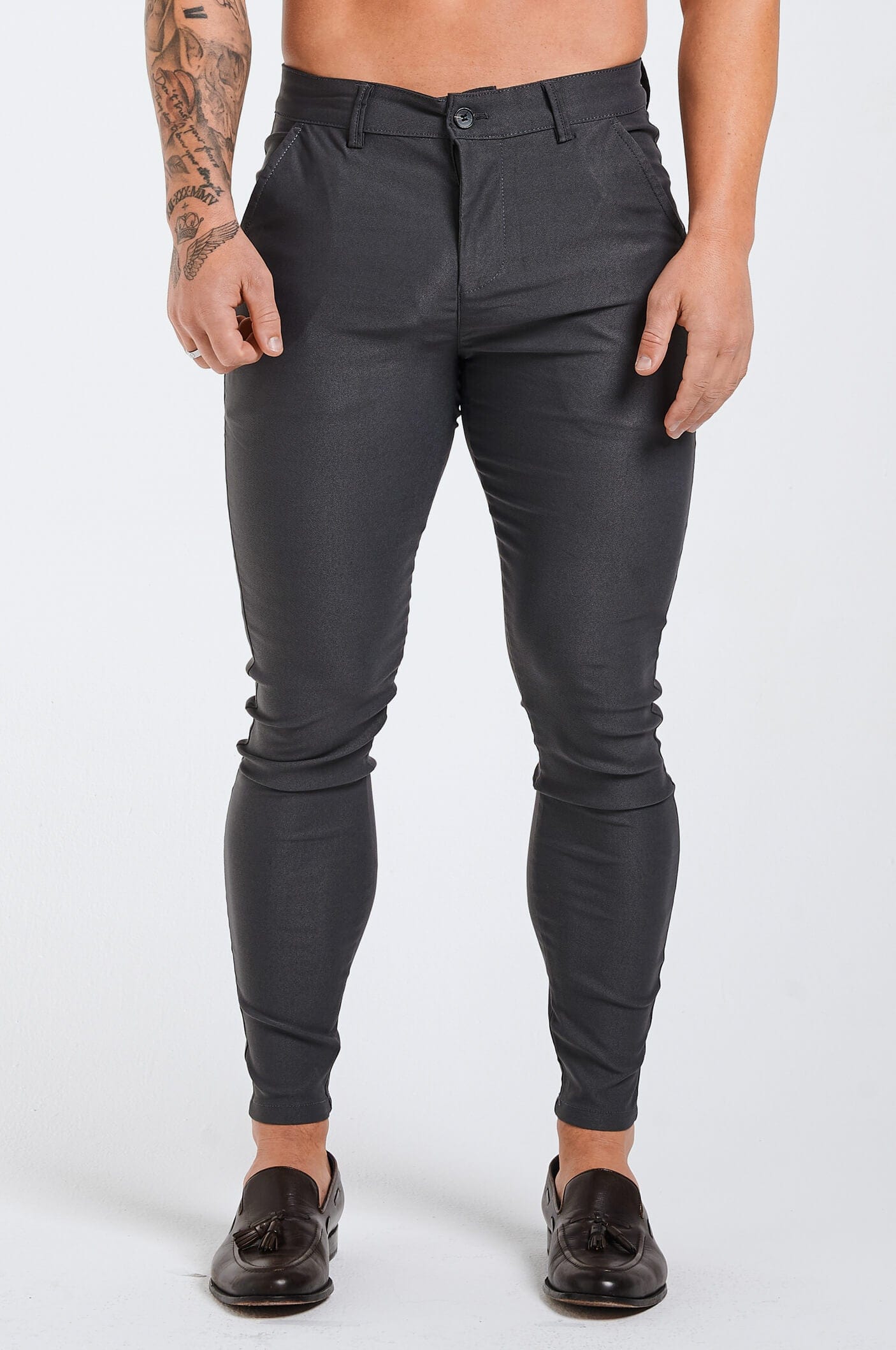 FLEX CHINO - DEEP GREY