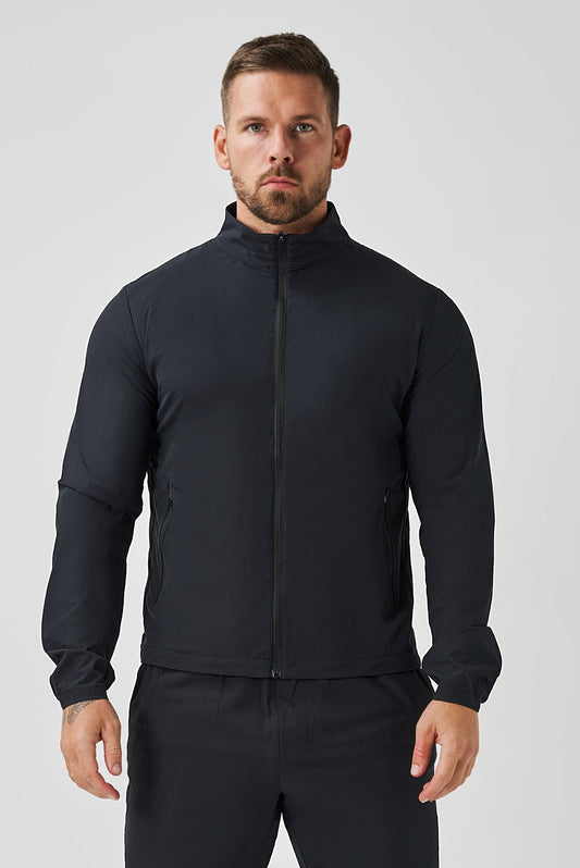 TRACKSUIT JACKET - BLACK